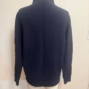 J. Crew Men's Dark Blue Turtleneck Sweater